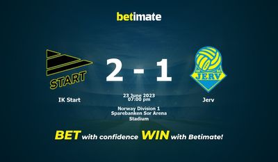 IK Start vs Jerv Prediction, kertoimet ja vedonlyöntivinkit 23.06.2023