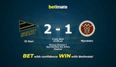 IK Start vs Mjondalen -ennustus, kertoimet ja vedonlyöntivinkit 8.7.2023
