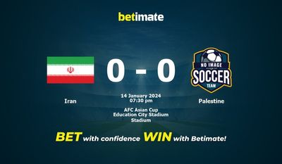 Iran vs Palestiina -ennuste, kertoimet ja vedonlyöntivinkit 14.01.2024