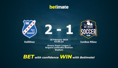 Kallithea vs Ionikos Nikea ennustaminen, kertoimet ja vedonlyöntivinkit 18.02.2024