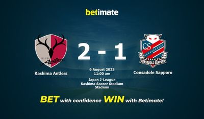 Kashima Antlers vs Consadole Sapporo -ennuste, kertoimet ja vedonlyöntivinkit 6.8.2023