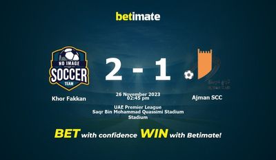 Khor Fakkan vs Ajman SCC Ennuste, kertoimet ja vedonlyöntivinkit 26.11.2023