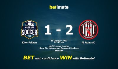 Khor Fakkan vs Al Jazira SC Ennuste, kertoimet ja vedonlyöntivinkit 28.10.2023