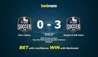 Khor Fakkan vs Shabab Al Ahli Dubai Ennuste, kertoimet ja vedonlyöntivinkit 1.3.2024