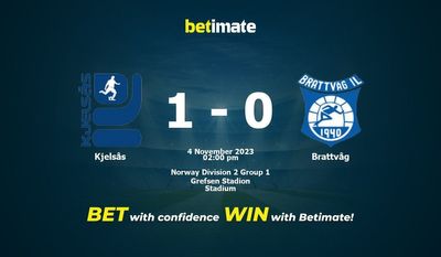 Kjelsås vs Brattvåg Ennuste, kertoimet ja vedonlyöntivinkit 4.11.2023