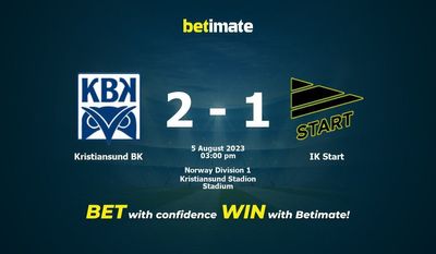 Kristiansund BK vs IK Start Prediction, kertoimet ja vedonlyöntivinkit 05.08.2023