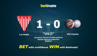 Los Andes vs UAI Urquiza -ennuste, kertoimet ja vedonlyöntivinkit 25.6.2023
