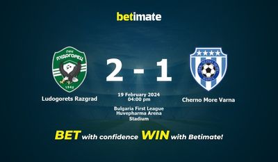 Ludogorets Razgrad vs Cherno Lisää Varna-ennusteita, kertoimia ja vedonlyöntivinkkejä 19.02.2024