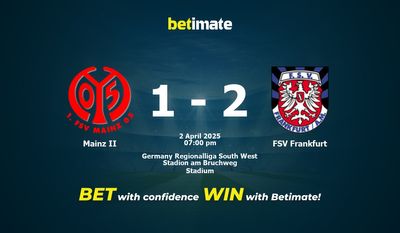 Mainz II vs FSV Frankfurt -ennuste, kertoimet ja vedonlyöntivinkit 02.04.2025