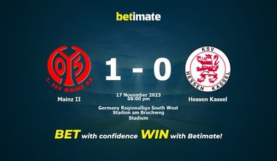 Mainz II vs Hessen Kassel -ennuste, kertoimet ja vedonlyöntivinkit 17.11.2023