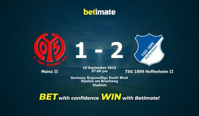 Mainz II vs TSG 1899 Hoffenheim II Ennuste, kertoimet ja vedonlyöntivinkit 19.09.2023