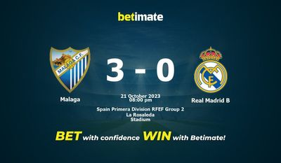 Malaga vs Real Madrid B -ennuste, kertoimet ja vedonlyöntivinkit 21.10.2023