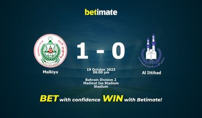 Malkiya vs Al Ittihad -ennustus, kertoimet ja vedonlyöntivinkit 19.10.2023