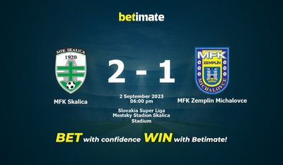 MFK Skalica vs MFK Zemplin Michalovce Ennustus, kertoimet ja vedonlyöntivinkit 2.9.2023