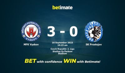MFK Vyskov vs SK Prostejov Ennuste, kertoimet ja vedonlyöntivinkit 16.9.2023