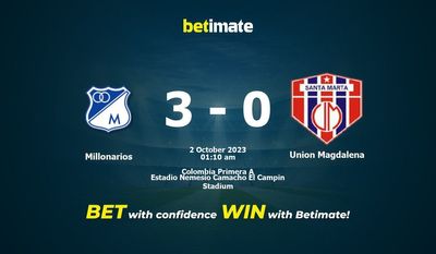 Millonarios vs Union Magdalena -ennuste, kertoimet ja vedonlyöntivinkit 10.1.2023