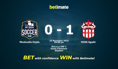 Mouloudia Oujda vs HUSA Agadir Ennuste, kertoimet ja vedonlyöntivinkit 25.11.2023