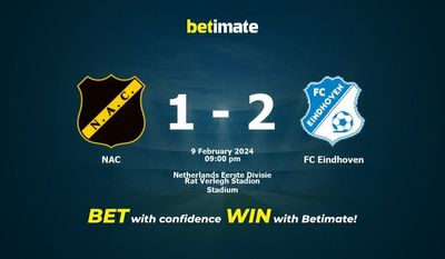 NAC vs FC Eindhoven Ennuste, kertoimet ja vedonlyöntivinkit 9.2.2024
