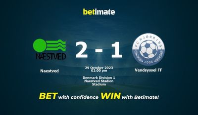 Naestved vs Vendsyssel FF -ennuste, kertoimet ja vedonlyöntivinkit 29.10.2023