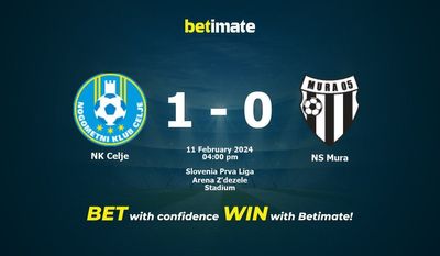 NK Celje vs NS Mura Ennuste, kertoimet ja vedonlyöntivinkit 11.2.2024