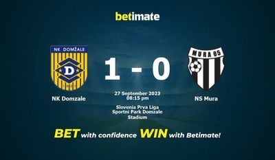 NK Domzale vs NS Mura Ennuste, kertoimet ja vedonlyöntivinkit 27.09.2023