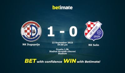 NK Dugopolje vs NK Solin ennustaminen, kertoimet ja vedonlyöntivinkit 22.9.2023