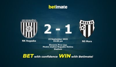 NK Rogaska vs NS Mura Ennuste, kertoimet ja vedonlyöntivinkit 23.09.2023