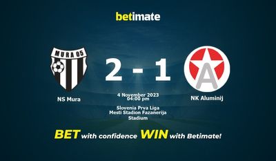 NS Mura vs NK Aluminij ennustaminen, kertoimet ja vedonlyöntivinkit 4.11.2023
