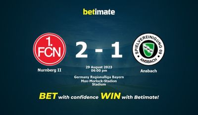 Nurnberg II vs Ansbach ennustus, kertoimet ja vedonlyöntivinkit 29.8.2023