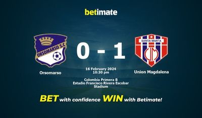 Orsomarso vs Union Magdalena -ennuste, kertoimet ja vedonlyöntivinkit 16.02.2024