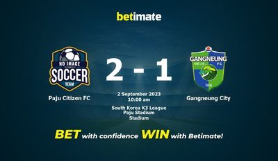 Paju Citizen FC vs Gangneung City Ennuste, kertoimet ja vedonlyöntivinkit 2.9.2023