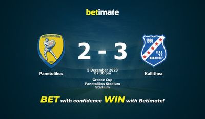 Panetolikos vs Kallithea Ennuste, kertoimet ja vedonlyöntivinkit 12.5.2023