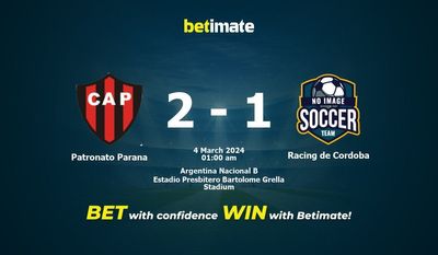 Patronato Parana vs Racing de Cordoba Ennuste, kertoimet ja vedonlyöntivinkit 3.3.2024