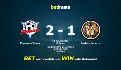 Peninsula Power vs Eastern Suburbs -ennuste, kertoimet ja vedonlyöntivinkit 13.8.2023