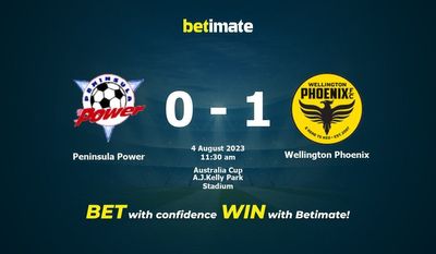 Peninsula Power vs Wellington Phoenix -ennuste, kertoimet ja vedonlyöntivinkit 04.08.2023