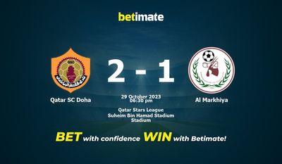 Qatar SC Doha vs Al Markhiya -ennuste, kertoimet ja vedonlyöntivinkit 29.10.2023