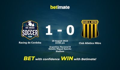 Racing de Cordoba vs Club Atletico Mitre -ennustus, kertoimet ja vedonlyöntivinkit 20.8.2023
