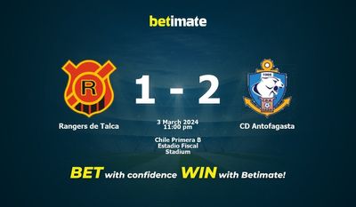 Rangers de Talca vs CD Antofagasta Prediction, kertoimet ja vedonlyöntivinkit 3.3.2024