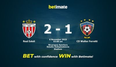 Real Esteli vs CD Walter Ferretti -ennuste, kertoimet ja vedonlyöntivinkit 6.11.2023