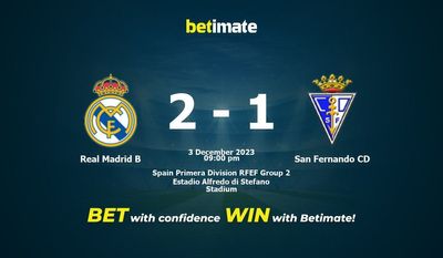 Real Madrid B vs San Fernando CD-ennusteet, kertoimet ja vedonlyöntivinkit 12.3.2023