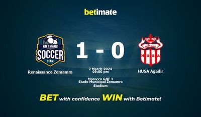 Renaissance Zemamra vs HUSA Agadir Ennuste, kertoimet ja vedonlyöntivinkit 03.02.2024