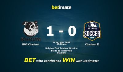 ROC Charleroi vs Charleroi II Ennuste, kertoimet ja vedonlyöntivinkit 14.10.2023