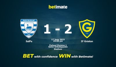 SalPa vs IF Gnistan -ennuste, kertoimet ja vedonlyöntivinkit 17.6.2023