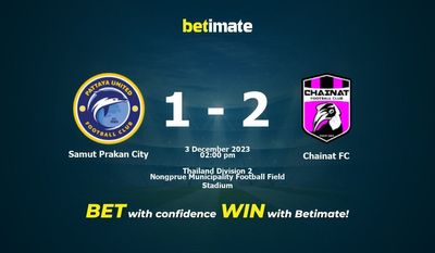 Samut Prakan City vs Chainat FC Ennustus, kertoimet ja vedonlyöntivinkit 3.12.2023