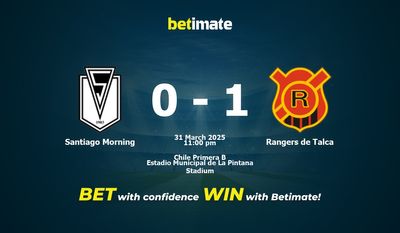 Santiago Morning vs Rangers de Talca -ennuste, kertoimet ja vedonlyöntivinkit 31.3.2025