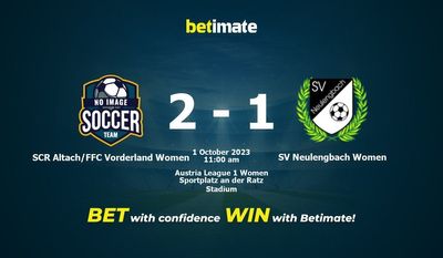SCR Altach/FFC Vorderland Women vs SV Neulengbach Women ennustaminen, kertoimet ja vedonlyöntivinkit 1.10.2023