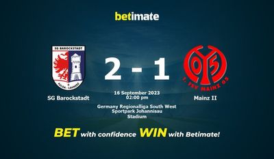 SG Barockstadt vs Mainz II -ennuste, kertoimet ja vedonlyöntivinkit 16.9.2023