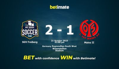 SGV Freiberg vs Mainz II ennustus, kertoimet ja vedonlyöntivinkit 21.10.2023