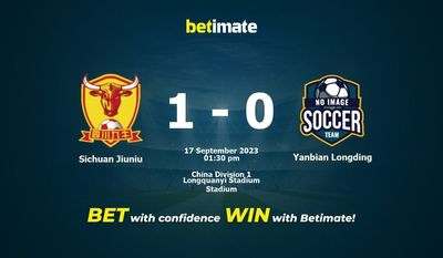 Sichuan Jiuniu vs Yanbian Longding -ennustus, kertoimet ja vedonlyöntivinkit 17.9.2023