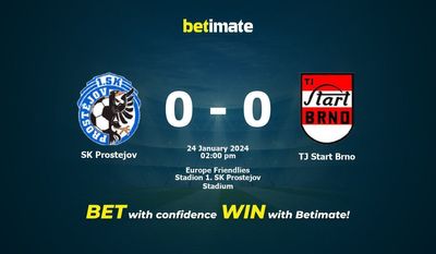 SK Prostejov vs TJ Start Brno Prediction, kertoimet ja vedonlyöntivinkit 24.01.2024